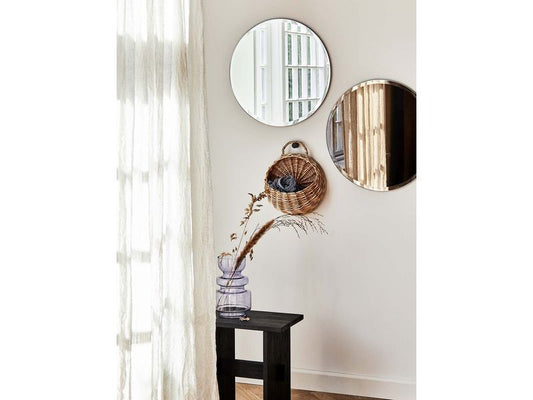 MOUD Home FACET rundt spejl Ø50 cm - Bronze