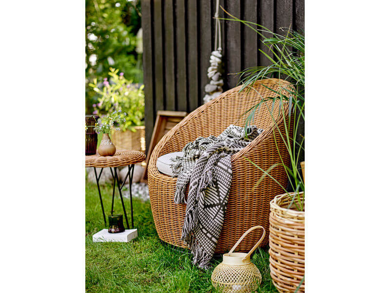 Bloomingville Roccas Loungestol, Brun, Polyrattan