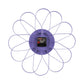 Karlsson Wall clock Arkis iron bright purple