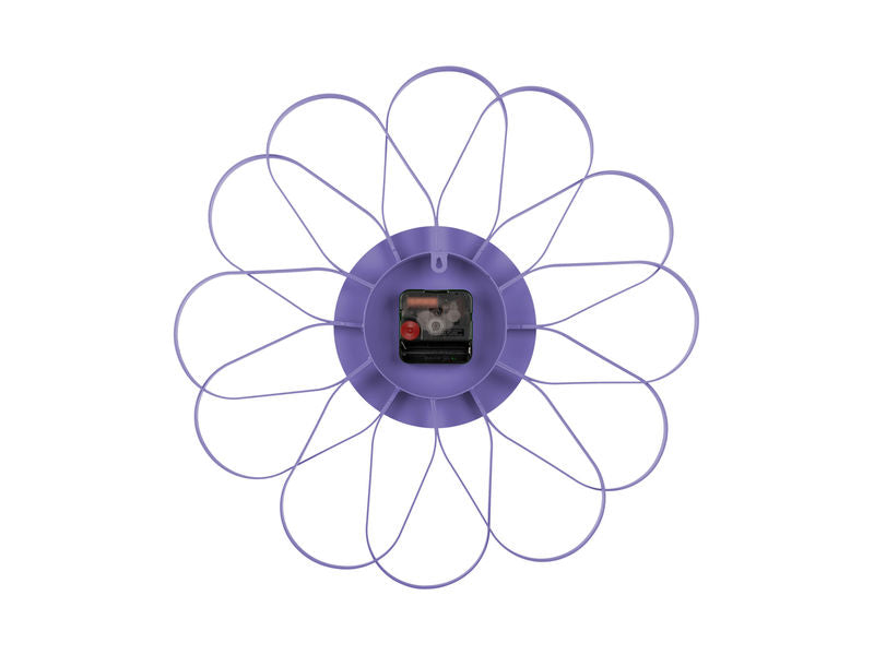 Karlsson Wall clock Arkis iron bright purple