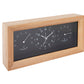 Karlsson Alarm clock Neat bamboo rectangle black