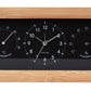 Karlsson Alarm clock Neat bamboo rectangle black