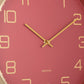 Karlsson Wall clock Elegance Glow red ochre