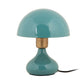 Leitmotiv Table lamp Binc enamel turquoise blue