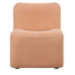 Leitmotiv Chair Fuerza teddy curl sand brown