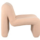 Leitmotiv Chair Fuerza teddy curl sand brown