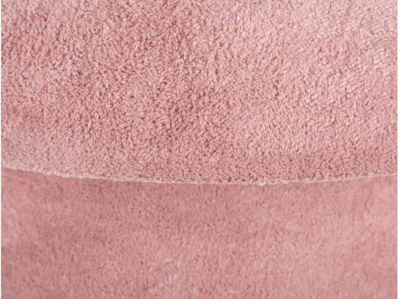 Leitmotiv Pouf Mushroom brushed velvet faded pink