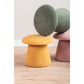 Leitmotiv Pouf Mushroom brushed velvet faded pink