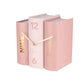 Karlsson Table clock Book pink tones paper