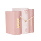 Karlsson Table clock Book pink tones paper