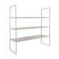 present time Wall rack Level metal matt warm grey