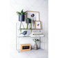 present time Wall rack Level metal matt warm grey