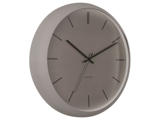 Karlsson Wall clock Nirvana Globe dark warm grey