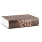 Karlsson Alarm clock Book LED ABS warm grey