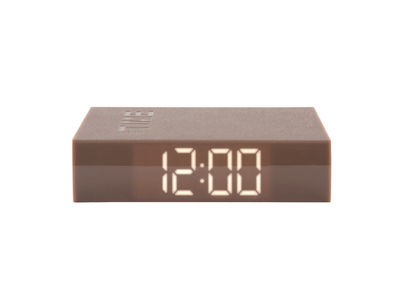 Karlsson Alarm clock Book LED ABS warm grey