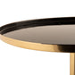 Leitmotiv Side table Mila iron enamel black