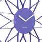 Karlsson Wall clock Arkis iron bright purple