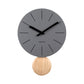 Karlsson Wall clock Arlo pendulum matt dark grey