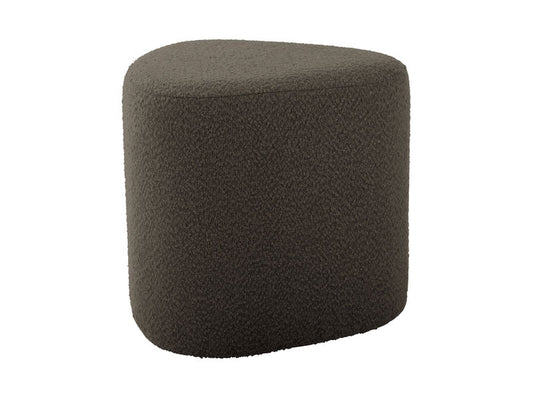 Leitmotiv Pouf Ada organic bouclé taupe green