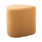 Leitmotiv Pouf Ada organic bouclé ochre yellow