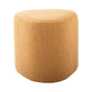 Leitmotiv Pouf Ada organic bouclé ochre yellow