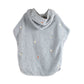 FILIBABBA FILIBABBA Strandponcho med broderi GOTS - Pearl Blue FILIBABBA