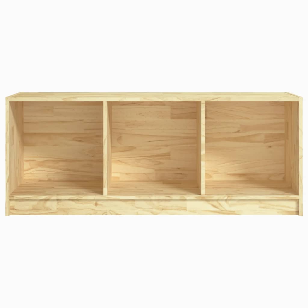 tv-bord 104x33x41 cm massivt fyrretræ