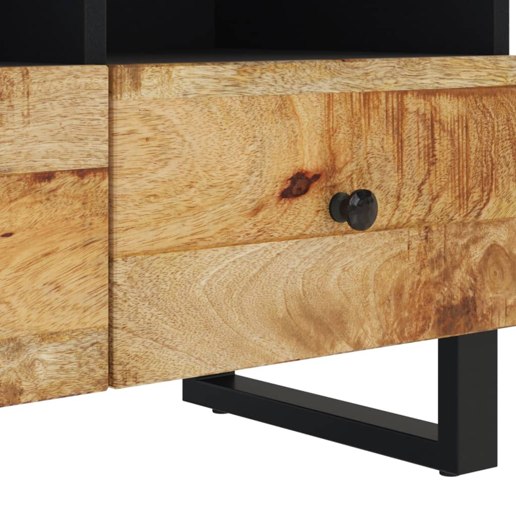 tv-bord 70x33x46 cm massivt mangotræ