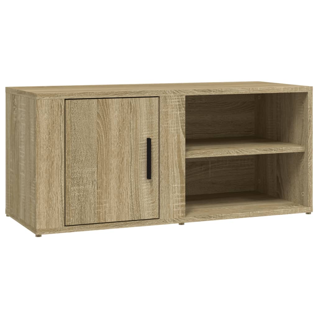 tv-borde 2 stk. 80x31,5x36 cm konstrueret træ sonoma-eg