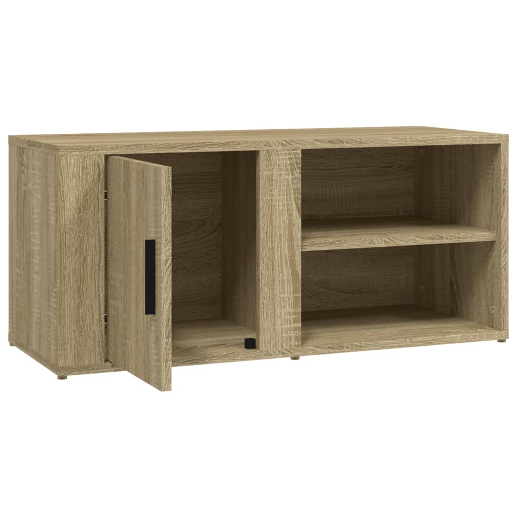 tv-borde 2 stk. 80x31,5x36 cm konstrueret træ sonoma-eg