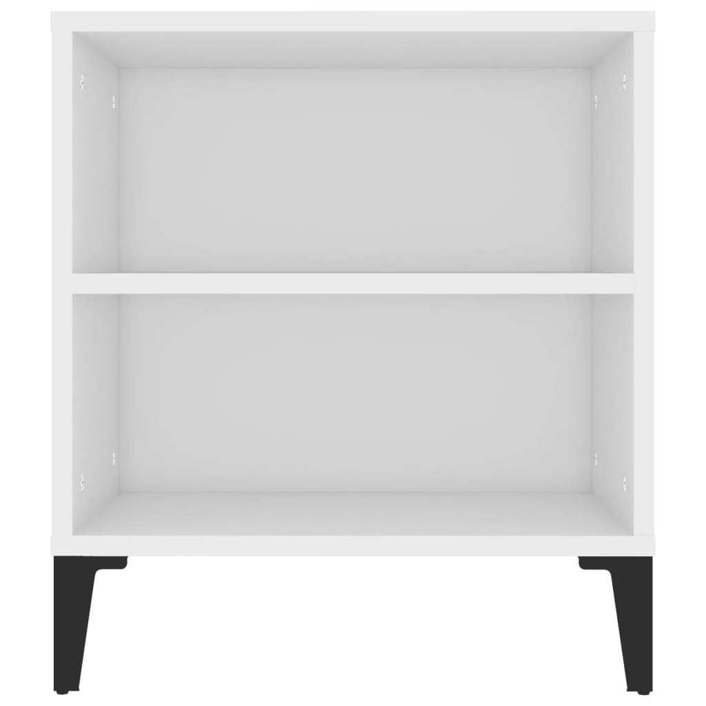 tv-bord 102x44,5x50 cm konstrueret træ hvid