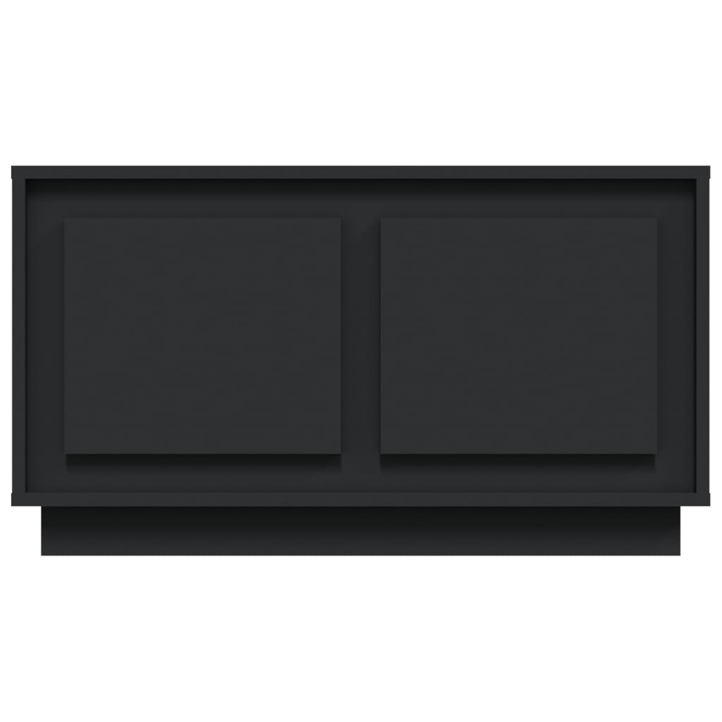 tv-bord 80x35x45 cm konstrueret træ sort