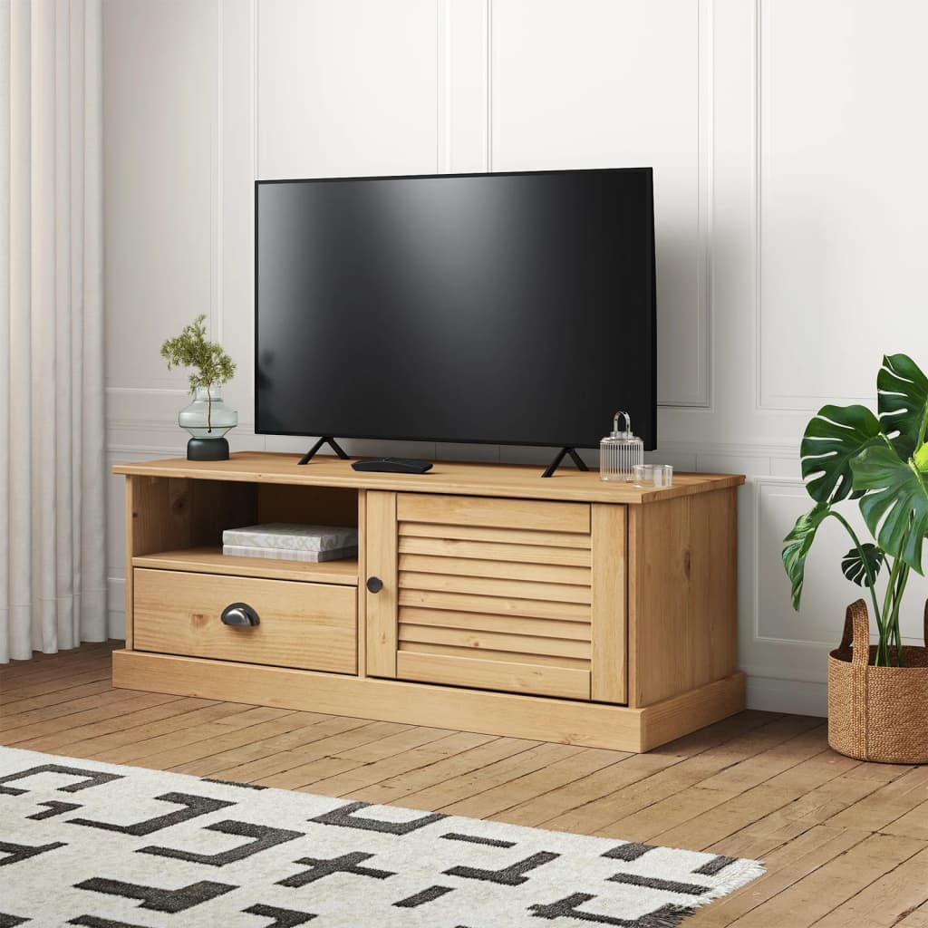 tv-bord VIGO 106x40x40 cm massivt fyrretræ