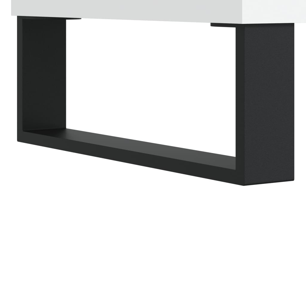 tv-bord 150x30x44,5 cm konstrueret træ hvid