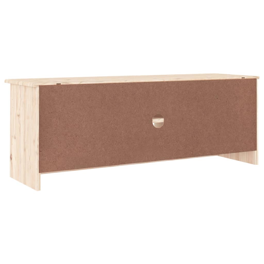 tv-bord ALTA 112x35x41 cm massivt fyrretræ