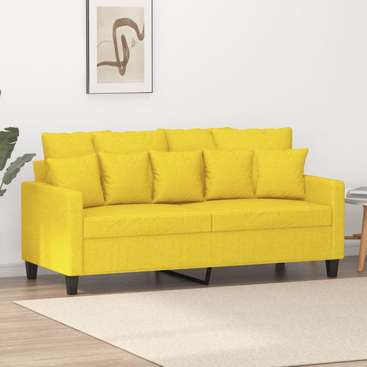 2-personers sofa 140 cm stof lysegul