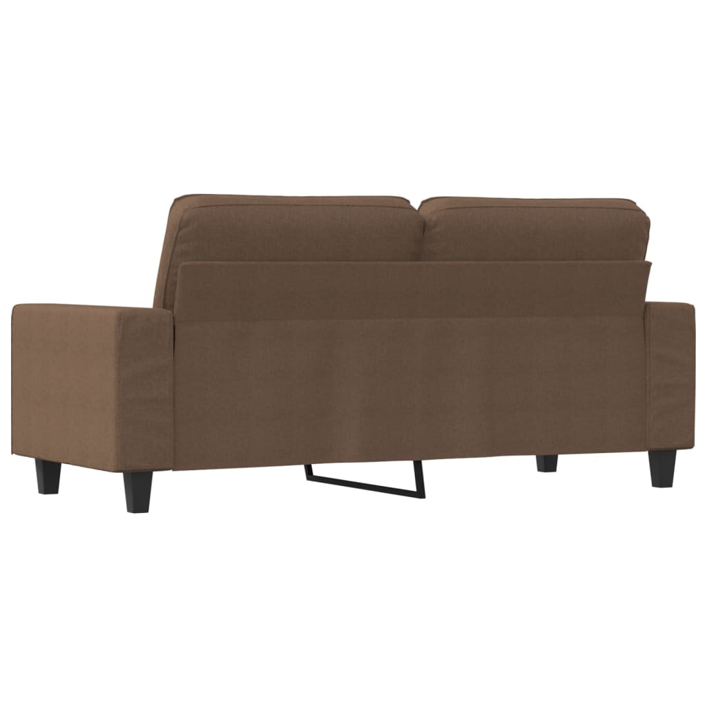 2-personers sofa 140 cm stof brun