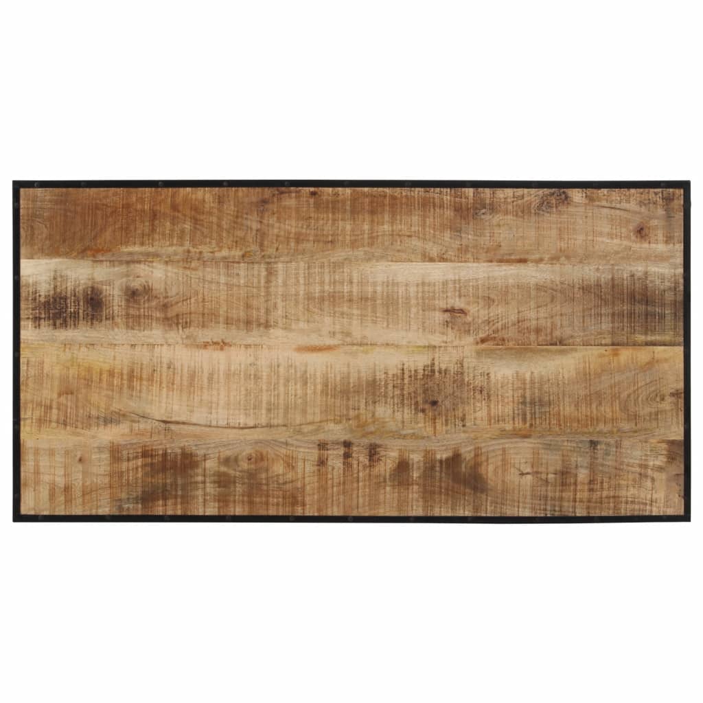 barbord 110x55x107 cm massivt ru mangotræ