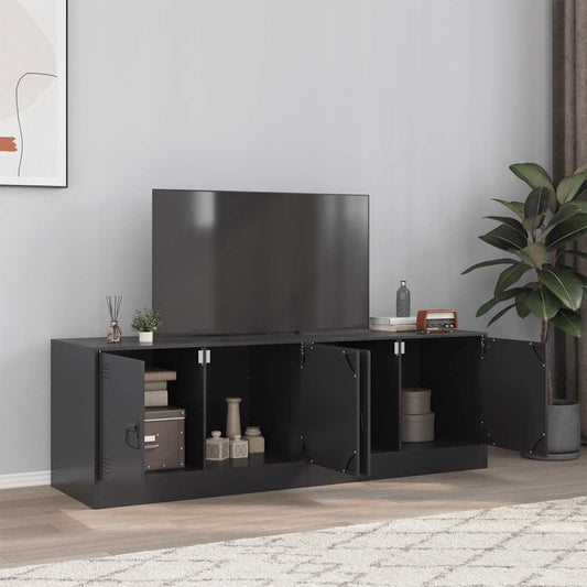 tv-borde 2 stk. 67x39x44 cm stål sort