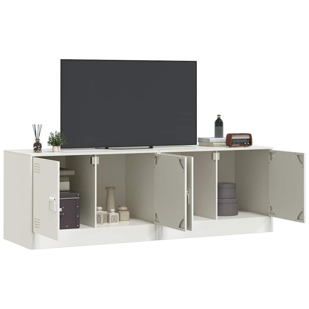 tv-borde 2 stk. 67x39x44 cm stål hvid