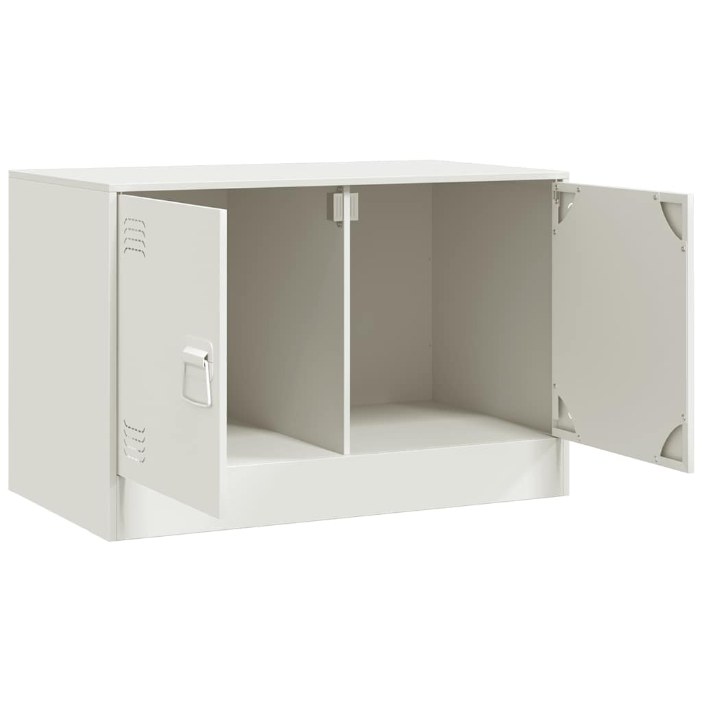 tv-borde 2 stk. 67x39x44 cm stål hvid