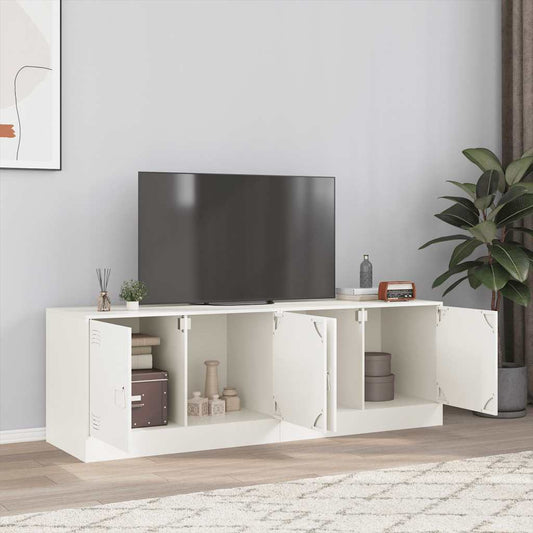 tv-borde 2 stk. 67x39x44 cm stål hvid