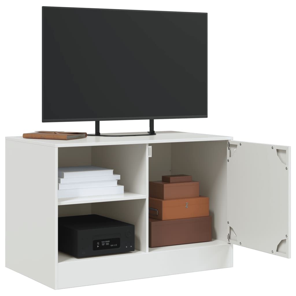 tv-borde 2 stk. 67x39x44 cm stål hvid