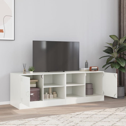 tv-borde 2 stk. 67x39x44 cm stål hvid