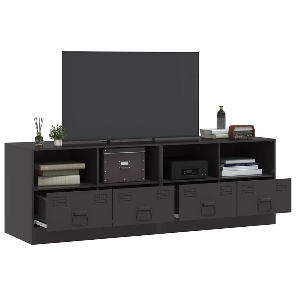 tv-borde 2 stk. 67x39x44 cm stål sort