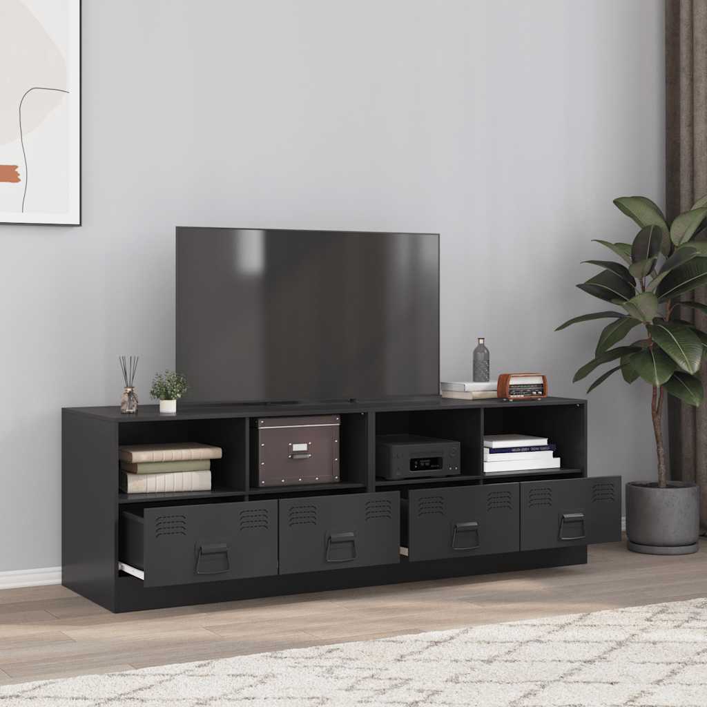 tv-borde 2 stk. 67x39x44 cm stål sort