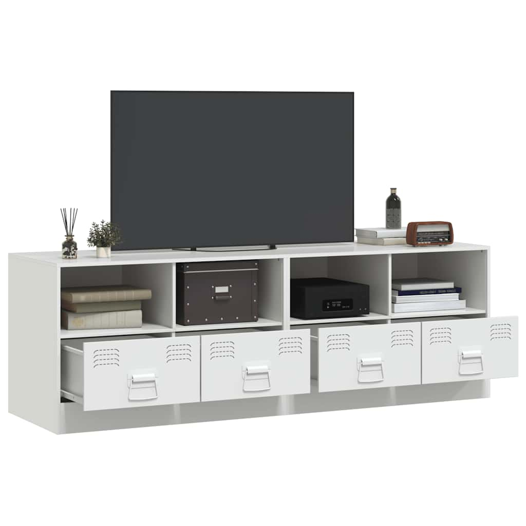 tv-borde 2 stk. 67x39x44 cm stål hvid