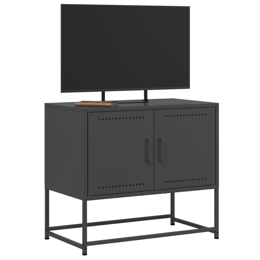 tv-bord 68,5x39x60,5 cm stål sort