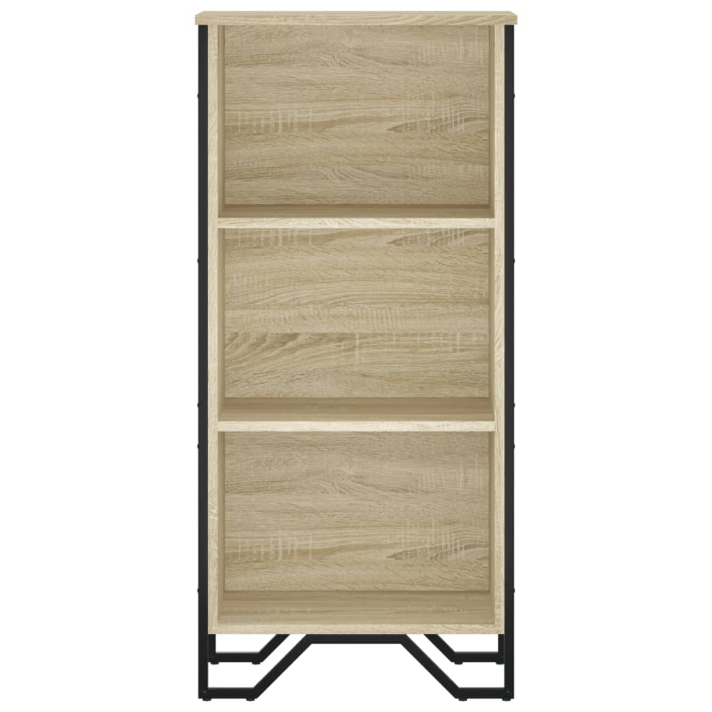 bogreol 50x31x106 cm konstrueret træ sonoma-eg