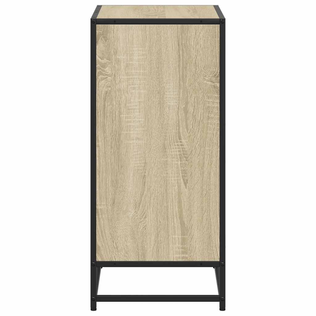 bogreol 60x35x76 cm konstrueret træ sonoma-eg